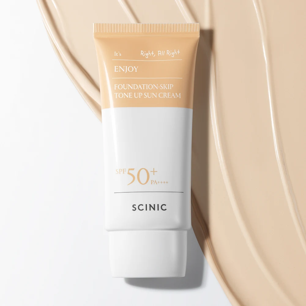 SCINIC Enjoy Foundation-Skin Tone Up Sun Cream SPF