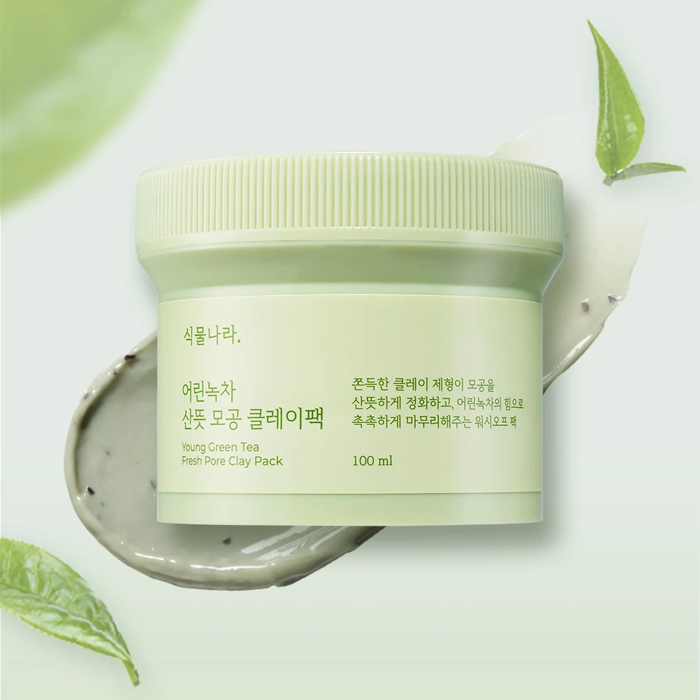 Shingmulnara Young Green Tea Fresh Pore Clay Mask