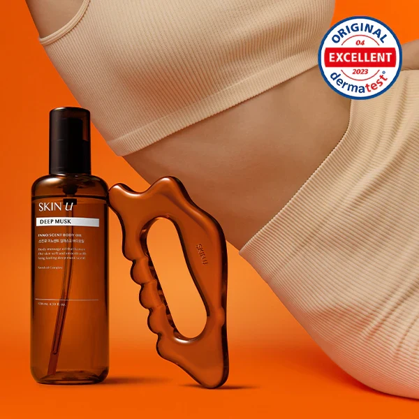 SKIN U INNO:SCENT Deep Musk Body Oil & Gua Sha