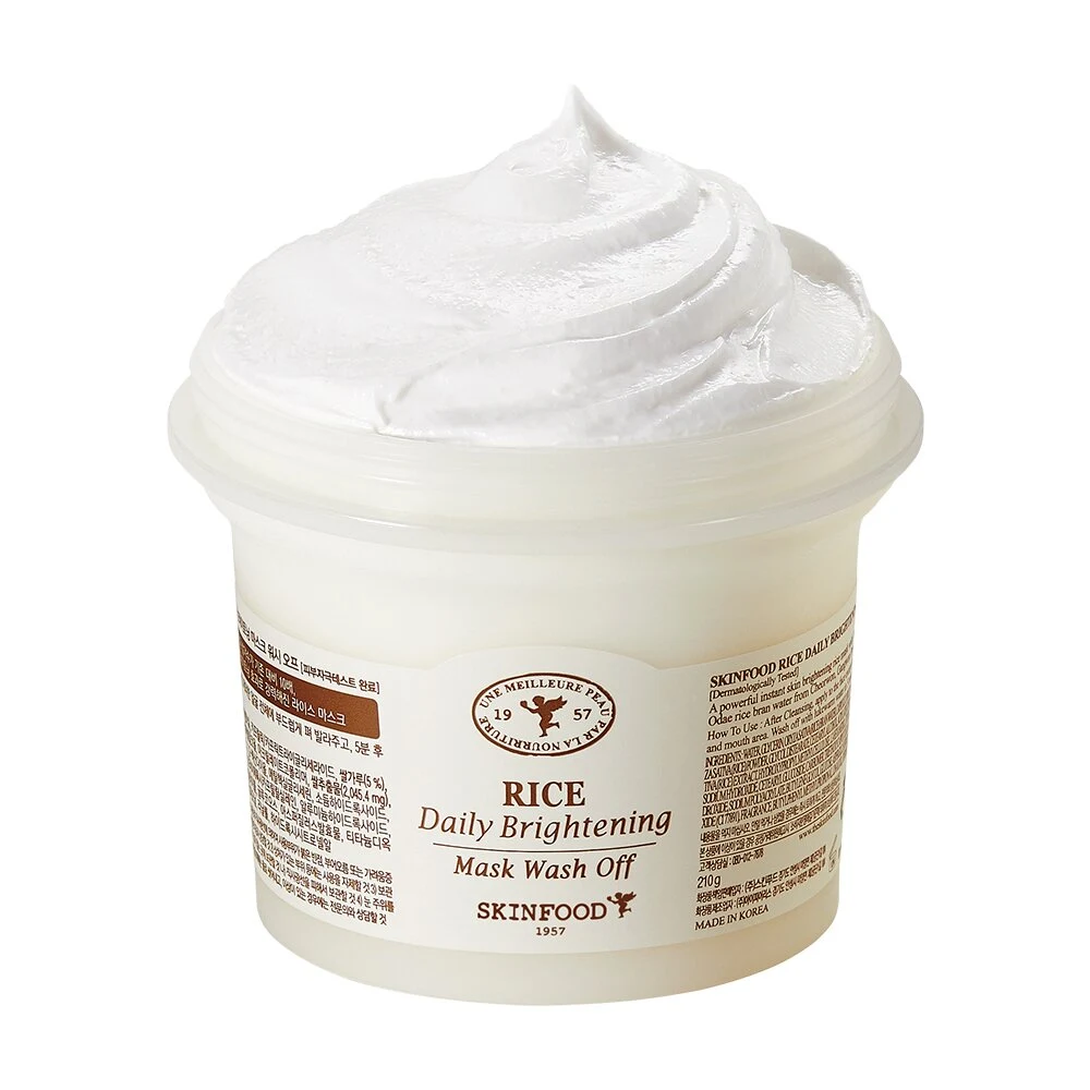 SKINFOOD Rice Daily Brightening Wash-Off Mask