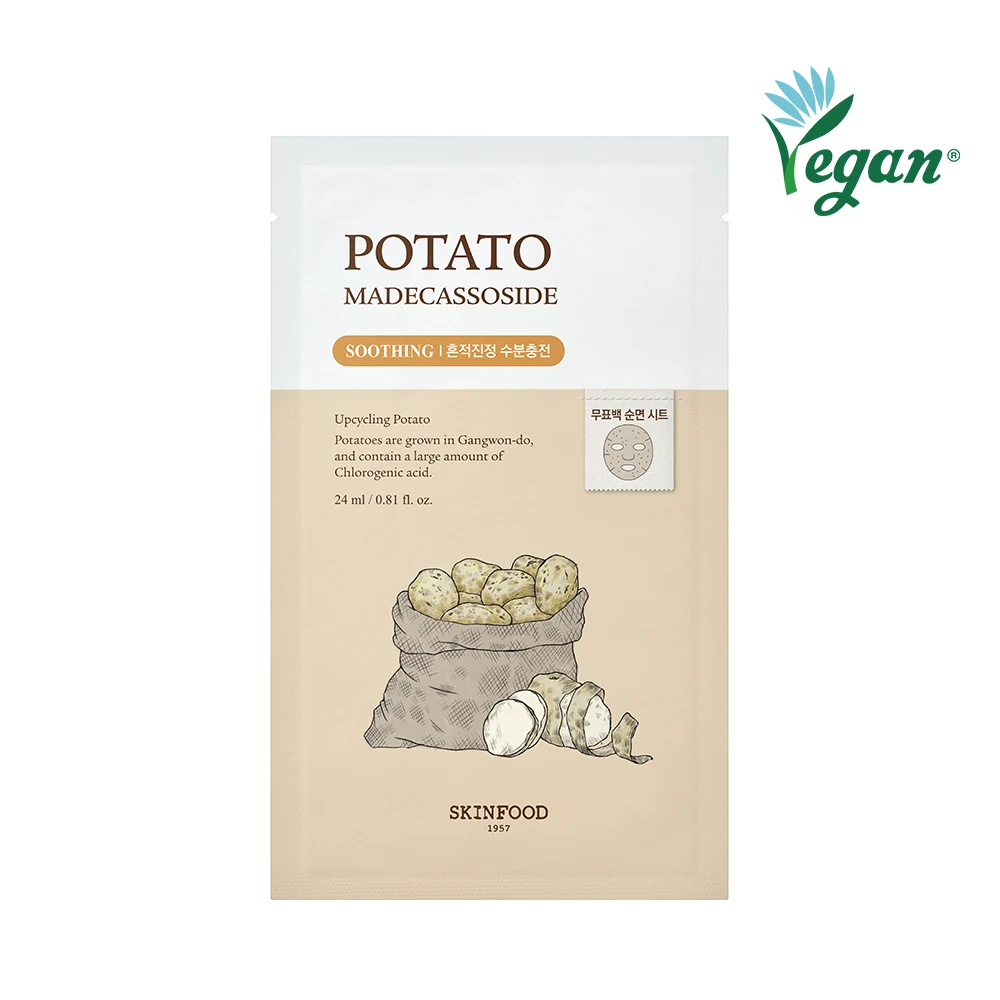 SKINFOOD Potato Madecassoside Soothing Sheet Mask product image