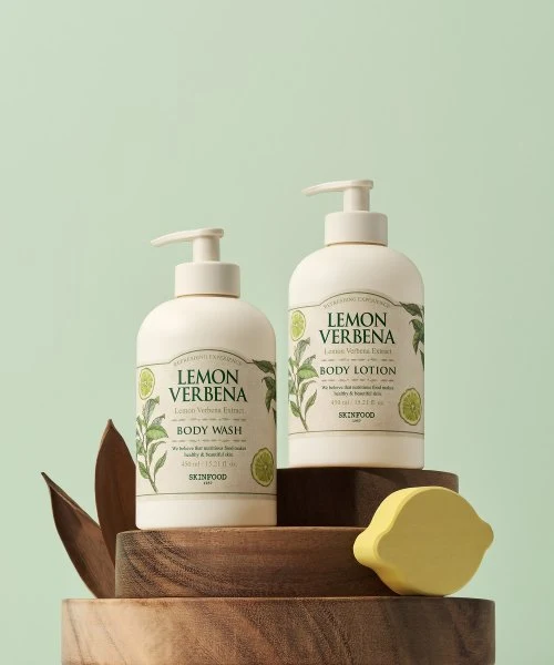 SKINFOOD Lemon Verbena Body Wash and Body Lotion