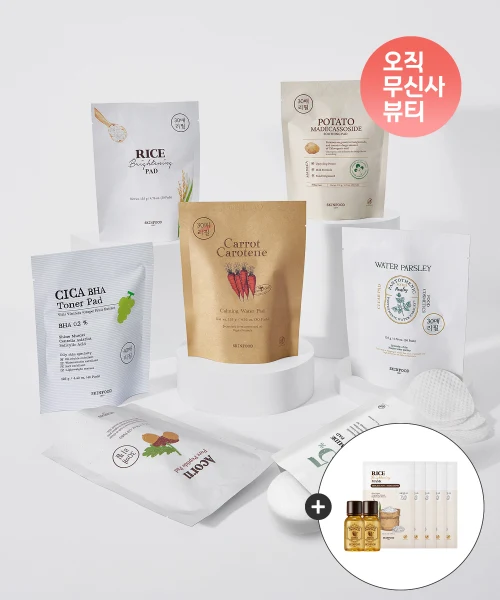 SKINFOOD 180-Count Toner Pad with Bonus Masks and Essence