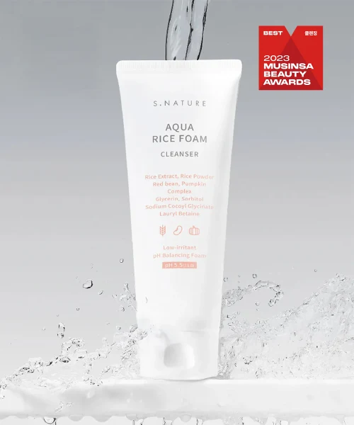 S.NATURE Aqua Rice Low pH Cleansing Foam product image
