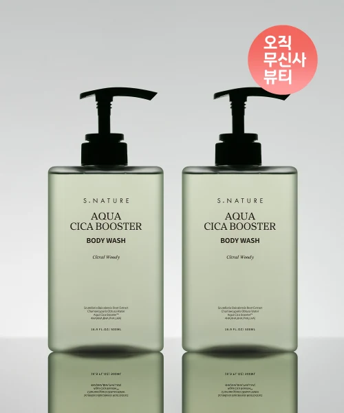 S.NATURE Aqua Cica Booster Body Wash Duo product image