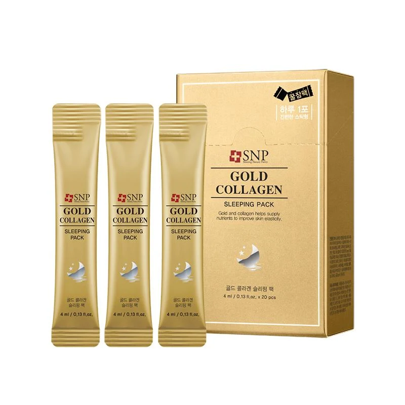 SNP Gold Collagen Sleeping Pack Stick