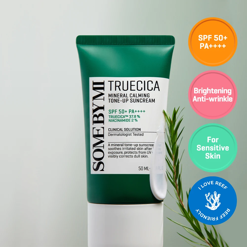 SOME BY MI Truecica Natural Calming Tone-Up Sun Cream SPF product image