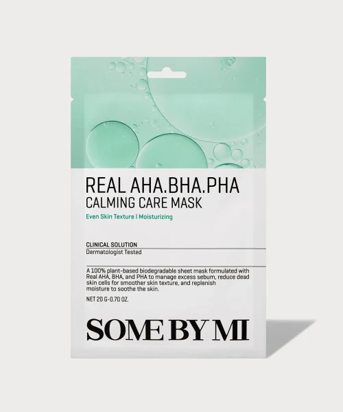 SOME BY MI Real AHA BHA PHA Calming Care Mask