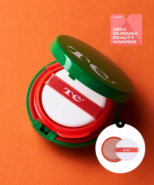 Te Pool Green 35 Tone-Up Sun Cushion with product image