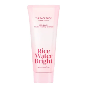 THE FACE SHOP Rice Water Bright Milk & Jelly Cleansing Foam