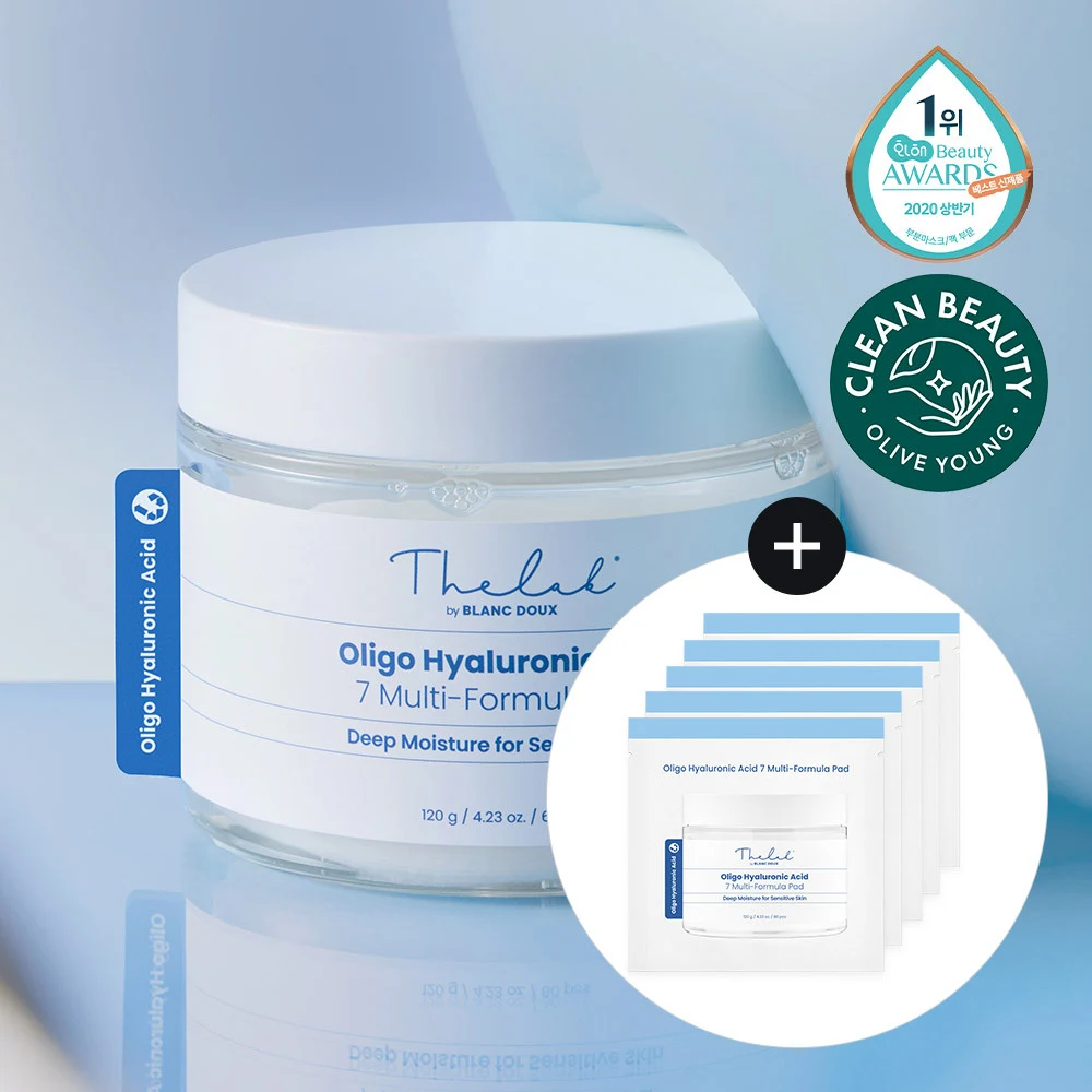 THE LAB by blanc doux Oligo Hyaluronic Acid 7 Multi-Formula Toner Pads product image