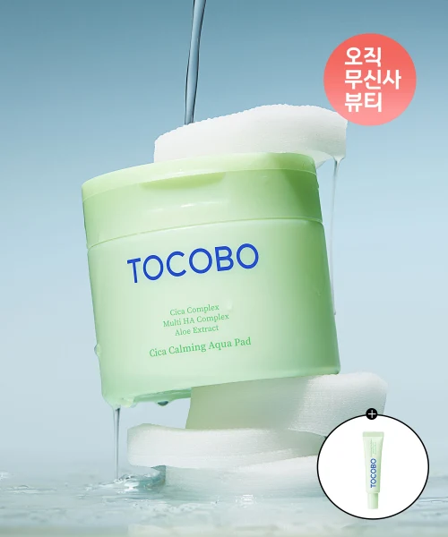 Tocobo Cica Calming Aqua Pads with Cica Sun Serum Mini product image