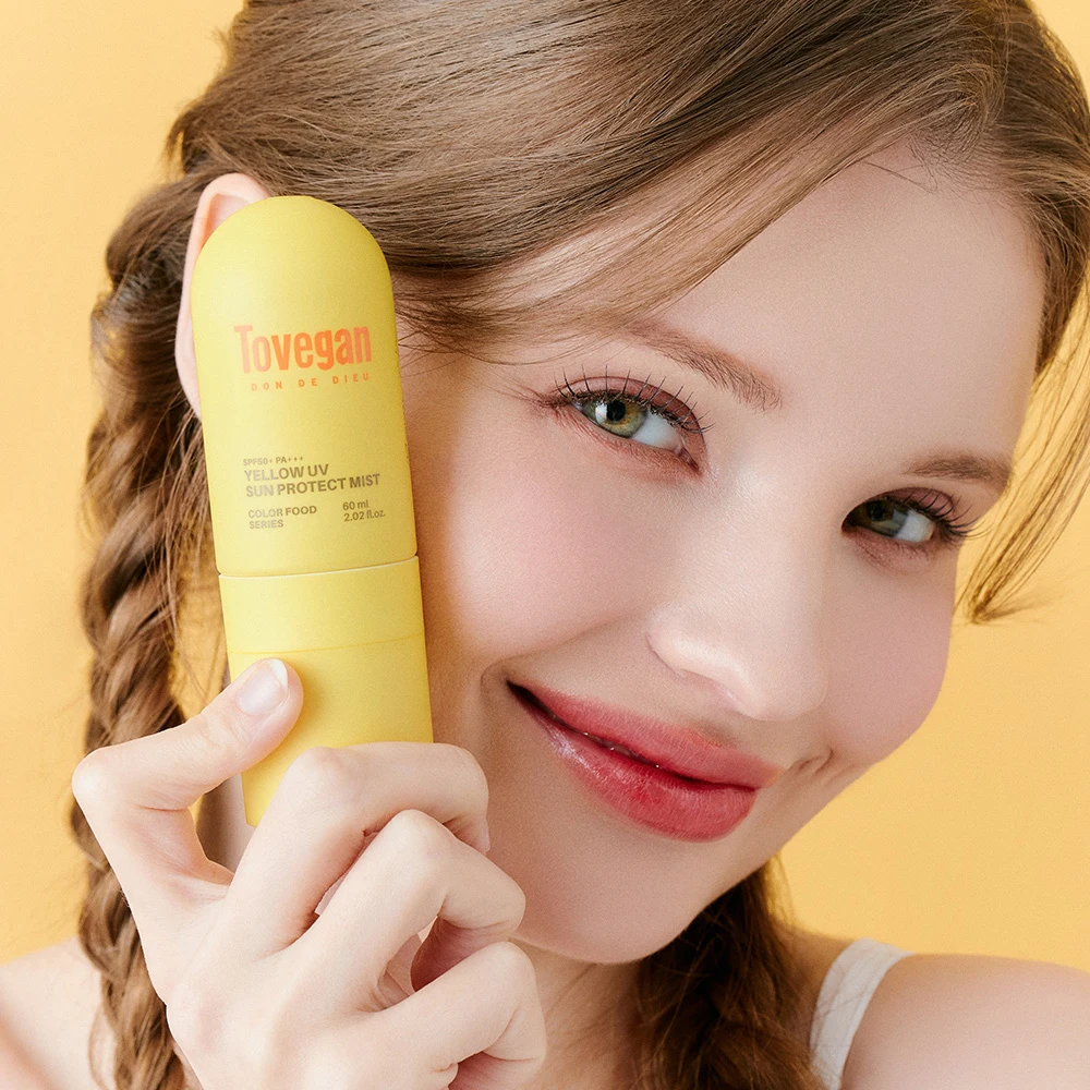 Tovegan Color Food Series Yellow UV Sun Protect Mist
