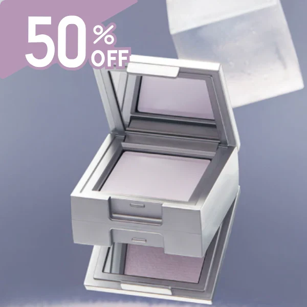 TWO SLASH FOUR Strobing Face Cube in Purple or Peach