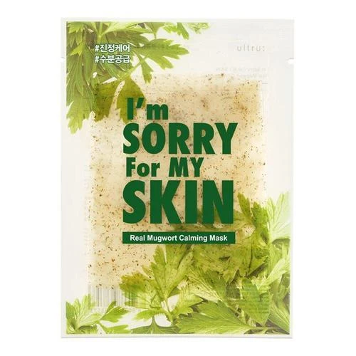 Ultru I'm Sorry For My Skin Real Mugwort Calming Sheet Mask