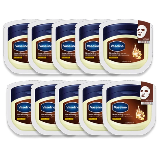Vaseline Nourishing Sheet Mask 10-Pack product image