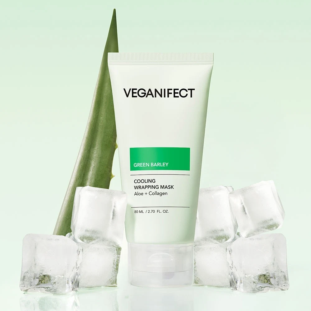 veganifect. Green Barley Aloe Wrapping Mask product image