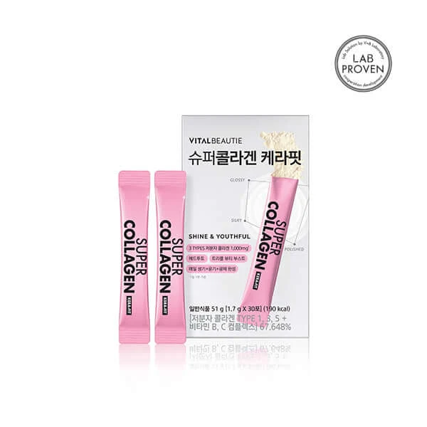 VITALBEAUTIE Super Collagen Kera-fit 30-Stick Beauty Supplement product image