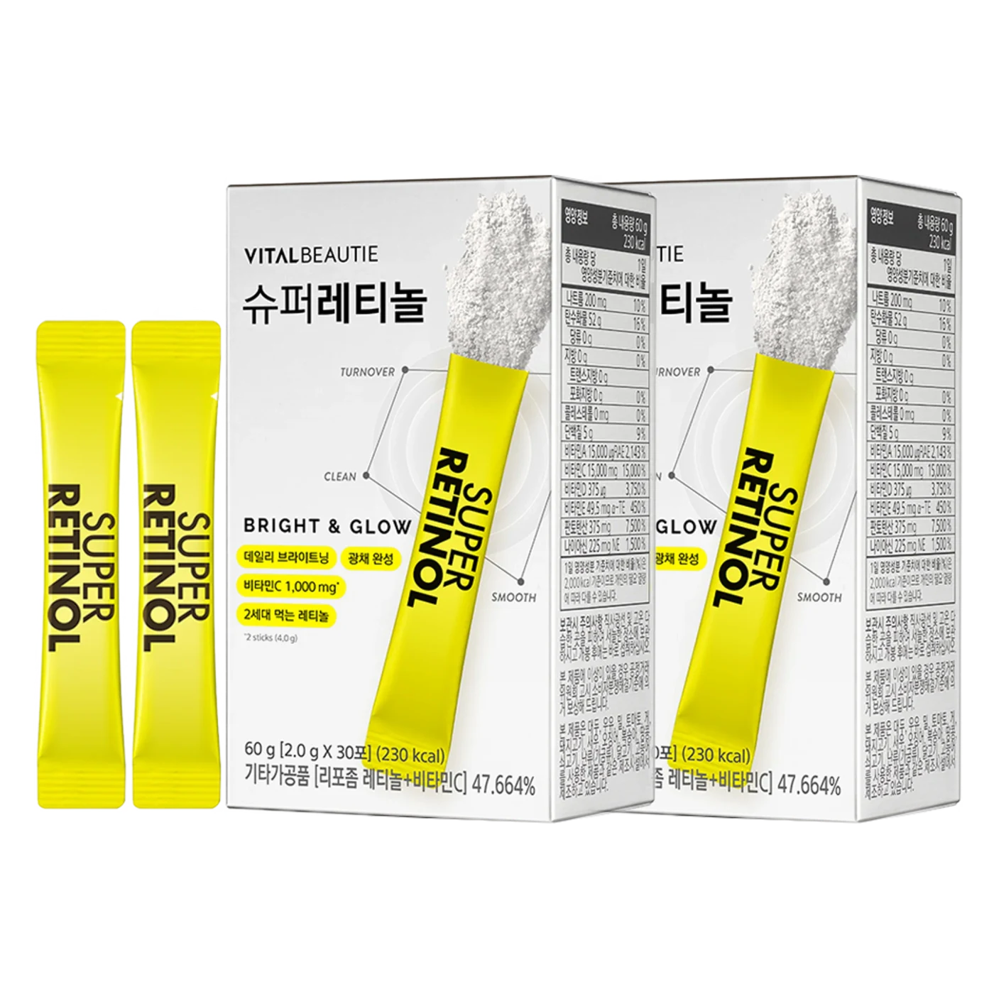 VITALBEAUTIE Vitamin A, C, and D Mega Glow Super Retinol Stick product image