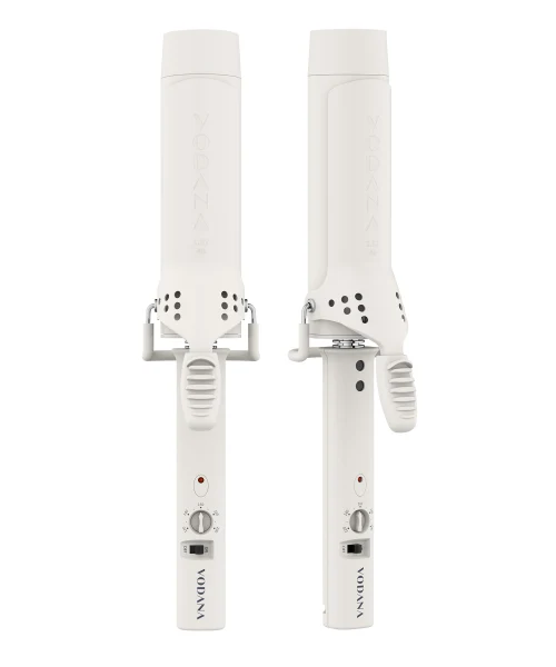 VODANA Glam Wave 40mm Curling Iron in Ivory Mood with Treatment product image