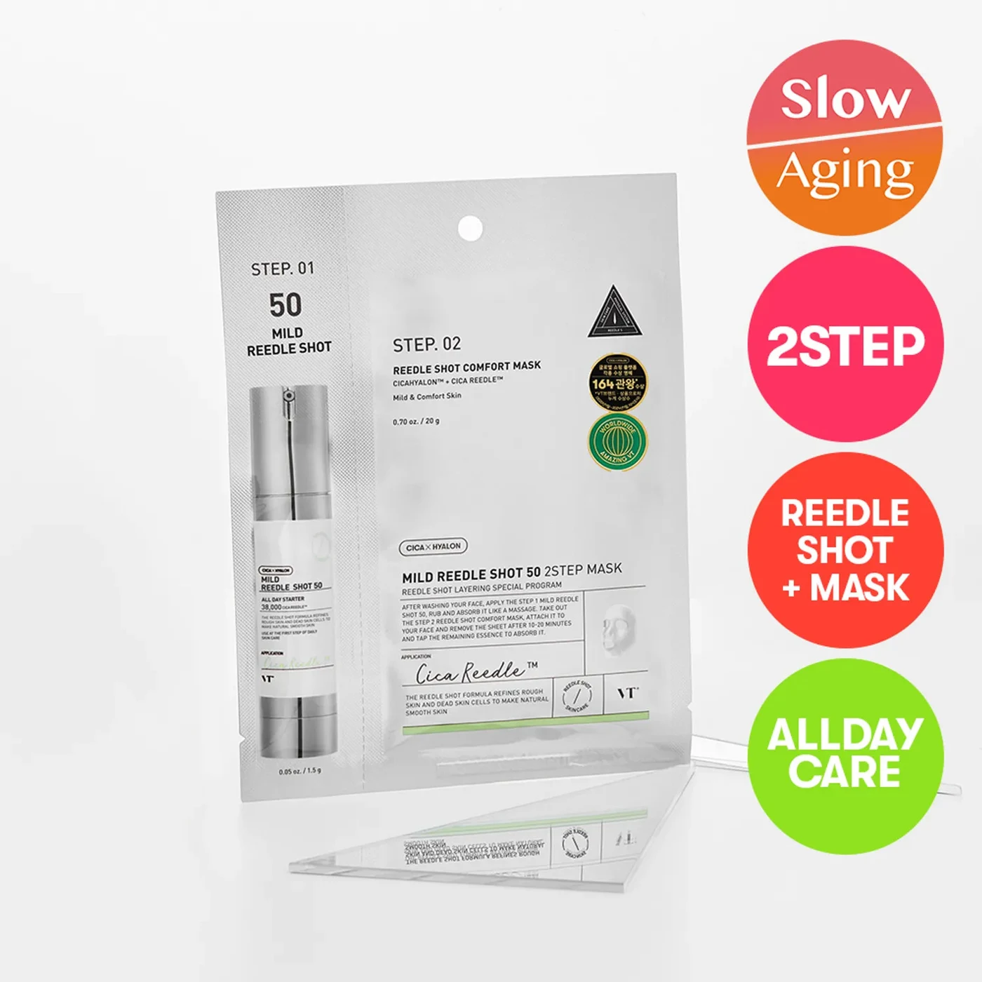 VT Mild Reedle Shot 2-Step Sheet Mask product image