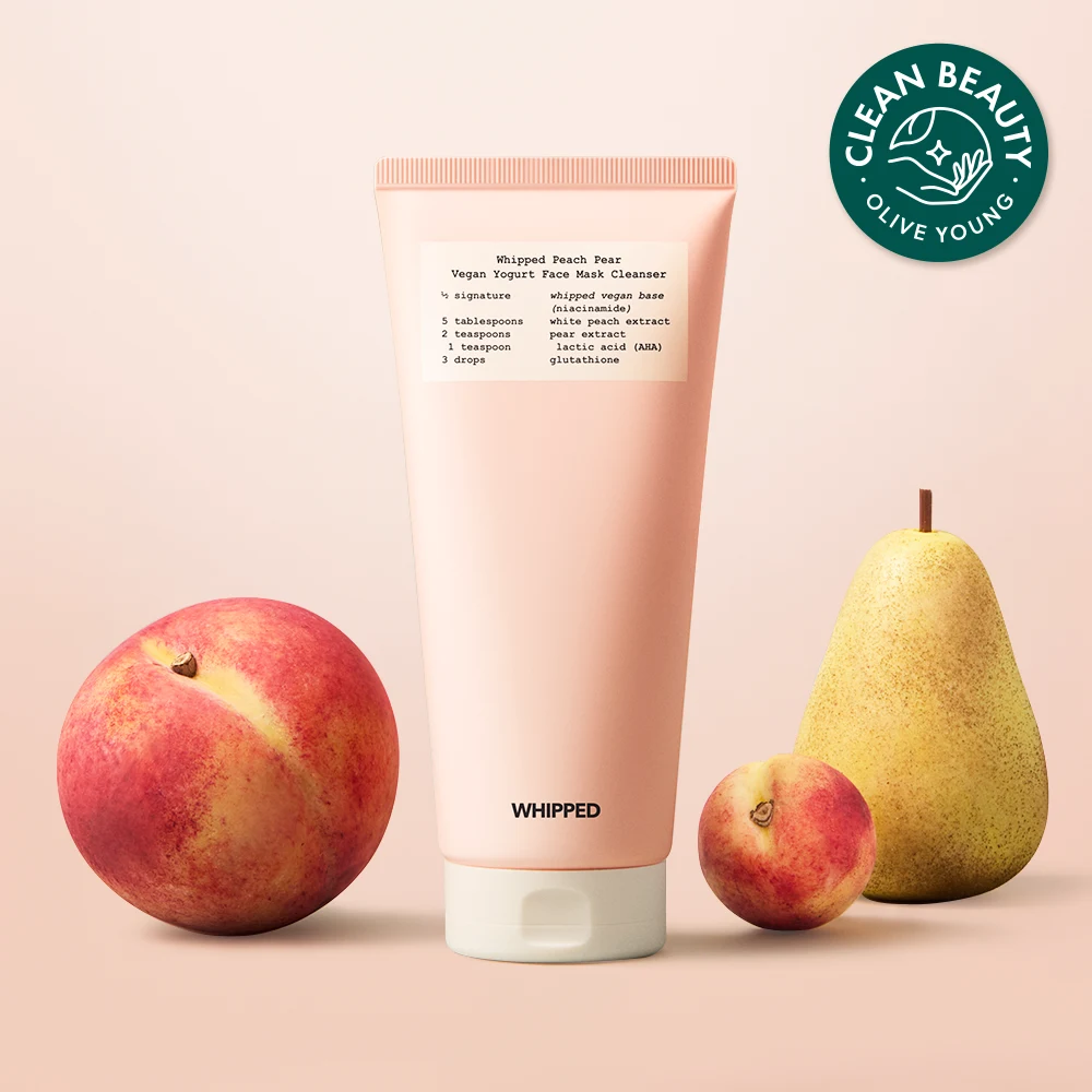 Whipped Peach Pear Vegan Yogurt Pack Cleanser