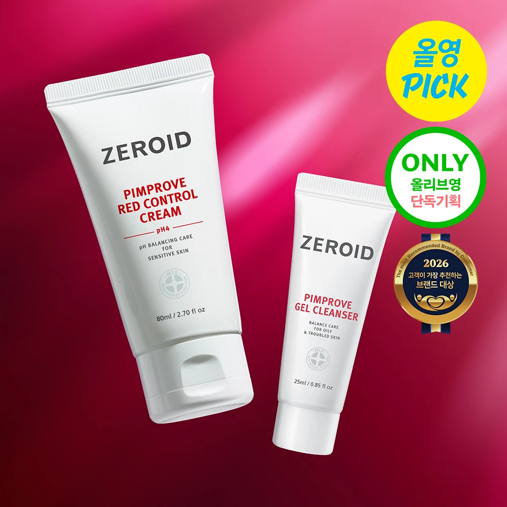 ZEROID Pimprove Red Control pH4 Cream with Mini Gel Cleanser