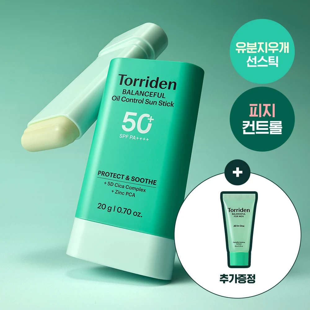 Torriden Balanceful For Men Cica Oil Control Sun Stick product image